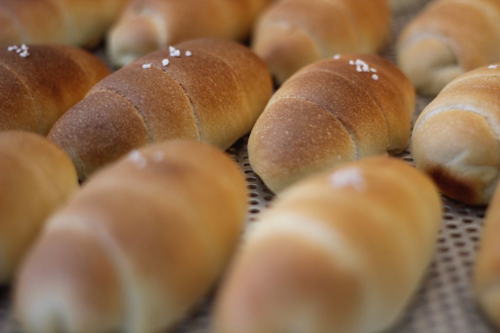 Closeup of bread rolls